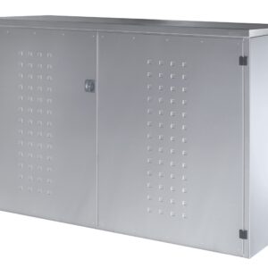 Gartenbox- Fahrradgarage FD mit Pultdach aus Edelstahl