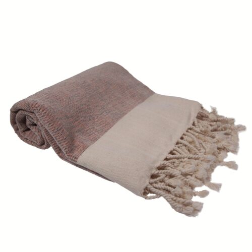Strandtuch & Badetuch "Ecobain Rugged Towel" reddish orange – Bild 3
