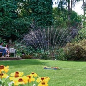 Rechtecksprenger AquaSave PRO XL 350 m² Steckkupplung Kunststoff,Metall HOZELOCK