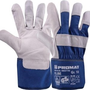 Handschuhe Elbe Gr.10 blau EN 388 PSA II PROMAT - VPE: 12