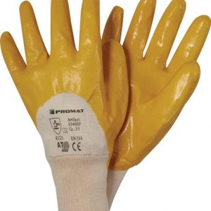 Handschuhe Ems Gr.10 gelb besonders hochwertige Nitrilbeschichtung - VPE: 12