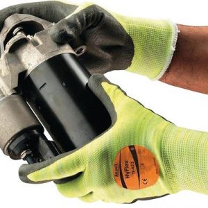 Handschuhe HyFlex® 11-423 Gr.9 grau/hellgelb EN 388,EN 407 PSA III - VPE: 12