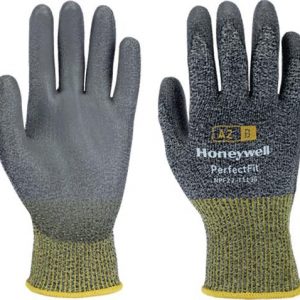 Schnitthandschuh New Perfect Fit 13G PU A2/B Gr.9 grau/gelb EN 388 PSA II - VPE: 10