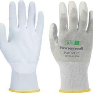 Schnitthandschuh New Perfect Fit 13G PU A3/C Gr.10 weiß EN 388 PSA II HONEYWELL - VPE: 10