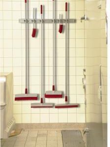 haug Geräteleiste 8699 3 Stielhalterungen 510x55mm alu