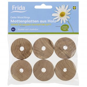 FRIDA Mottenkugeln für Kleiderbügel Holz 6er