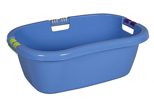 LOCKWEILER Wäschewanne Ergo mit Softgriff 65 l 65x45x25cm blau