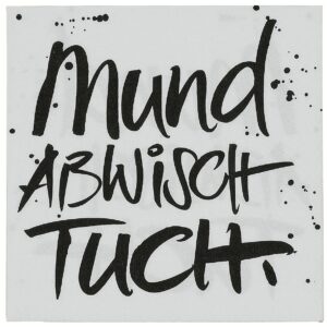 Paper + Design Lunch-Serviette 33x33cm Mundabwischtuch