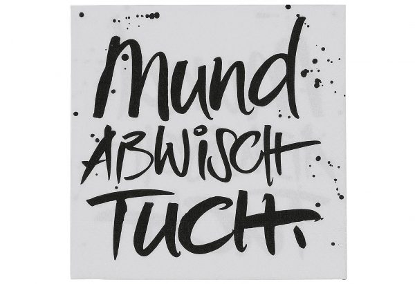 Paper + Design Lunch-Serviette 33x33cm Mundabwischtuch
