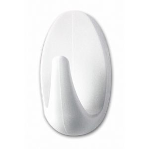TESA Powerstrips Haken oval weiss 3er Pack