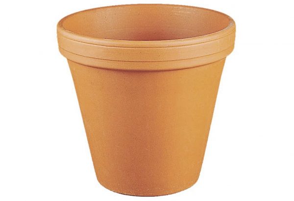 SPANG Blumentopf Ton Ø14cm konisch natur