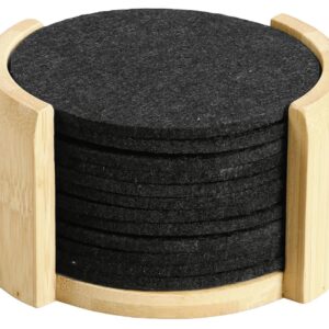 KESPER Untersetzer Filz/Bambus 12er Pack