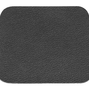 ASA Glasuntersetzer Lederoptik schwarz 10x10cm 4Stück